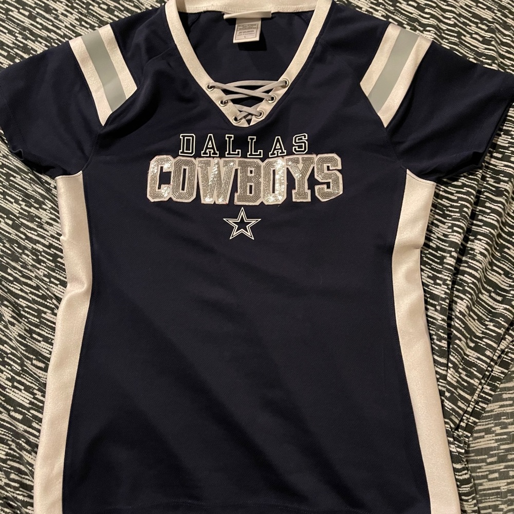 Dallas Cowboys sequin shirt large